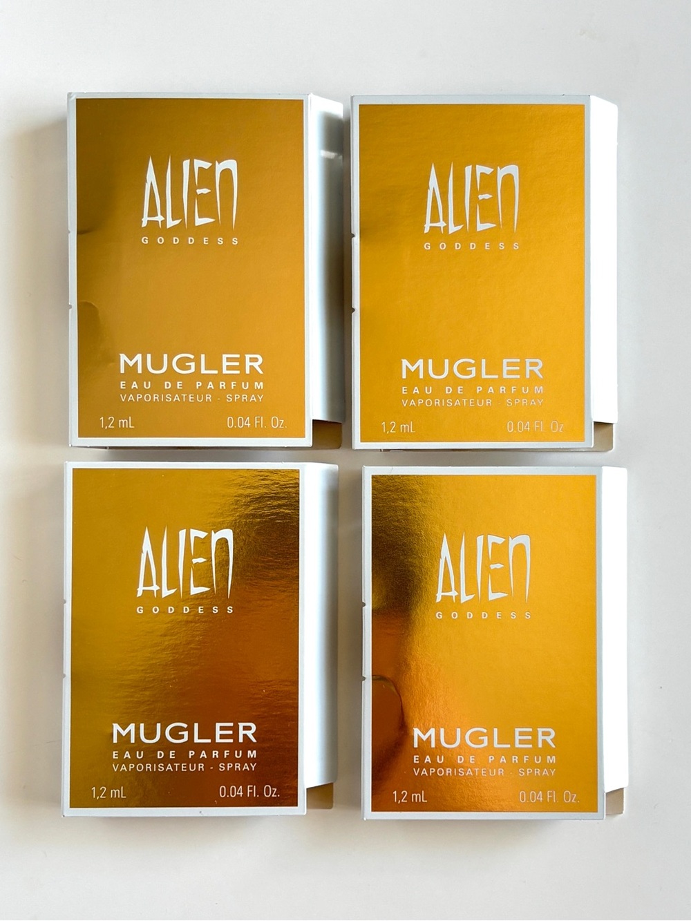 Mugler Alien Goddess Fragrance Samples x 4